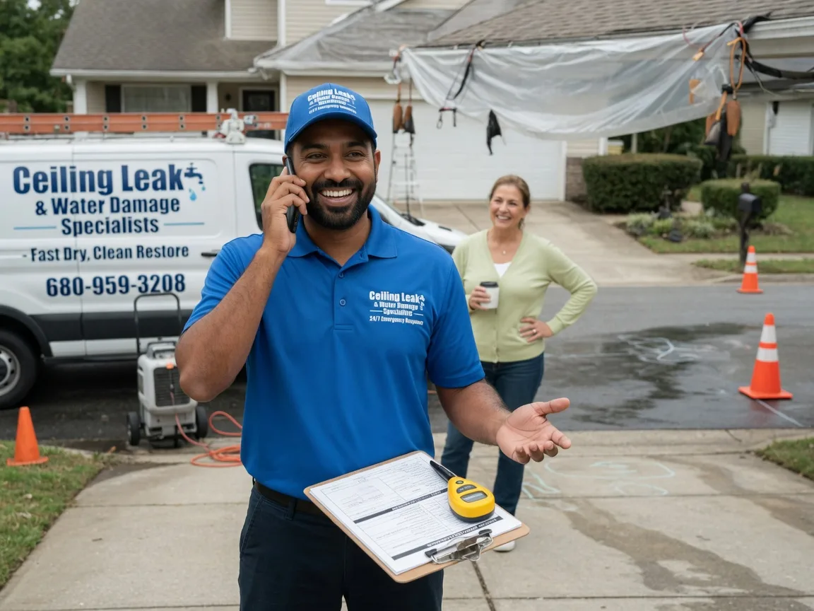 Ceiling Leak Cleanup Mellwood, AR FAQs